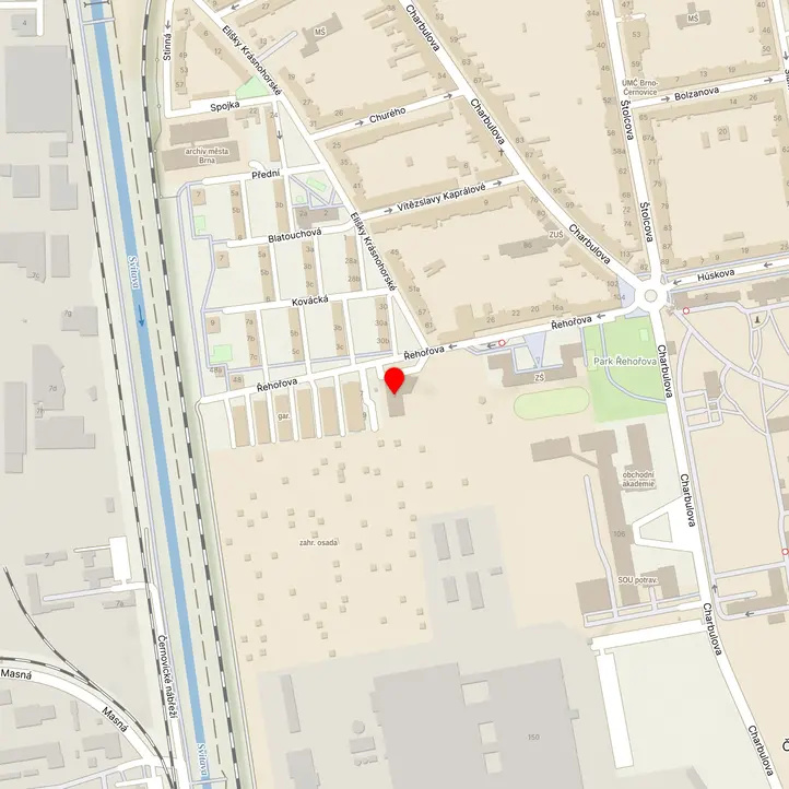 Mapa školy z Mapy.cz