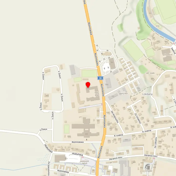 Mapa školy z Mapy.cz