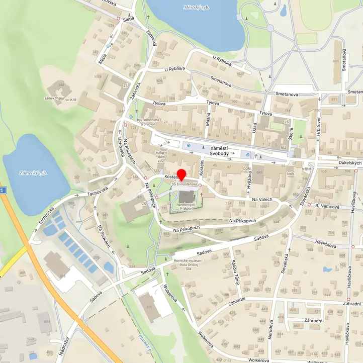 Mapa školy z Mapy.cz
