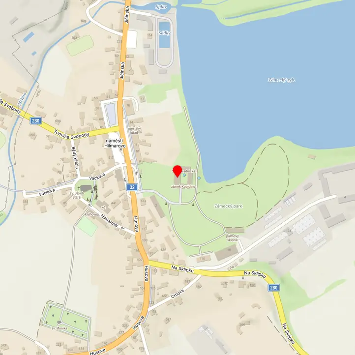 Mapa školy z Mapy.cz