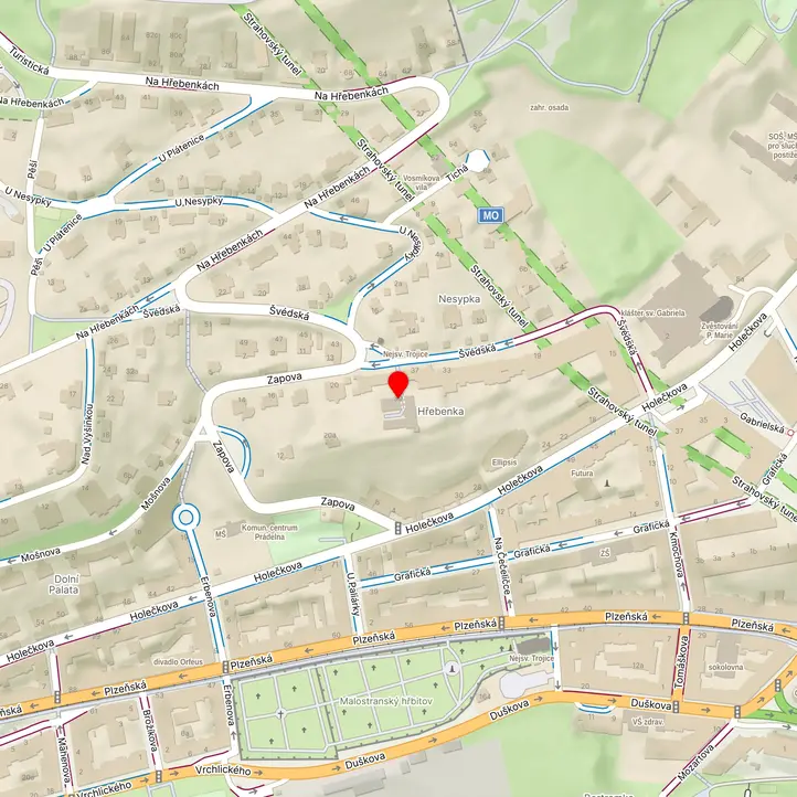 Mapa školy z Mapy.cz