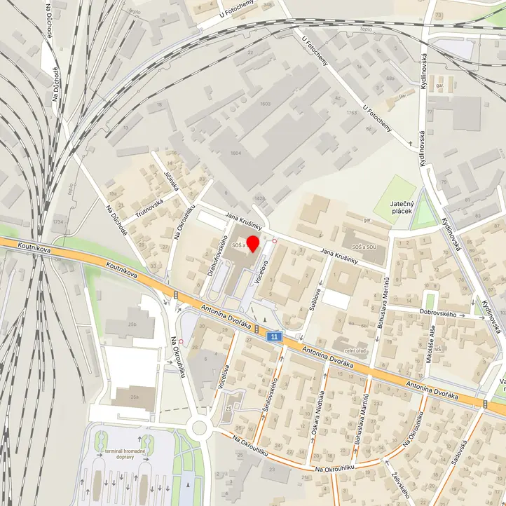 Mapa školy z Mapy.cz