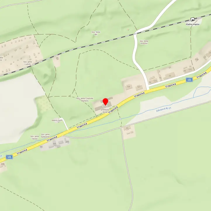 Mapa školy z Mapy.cz