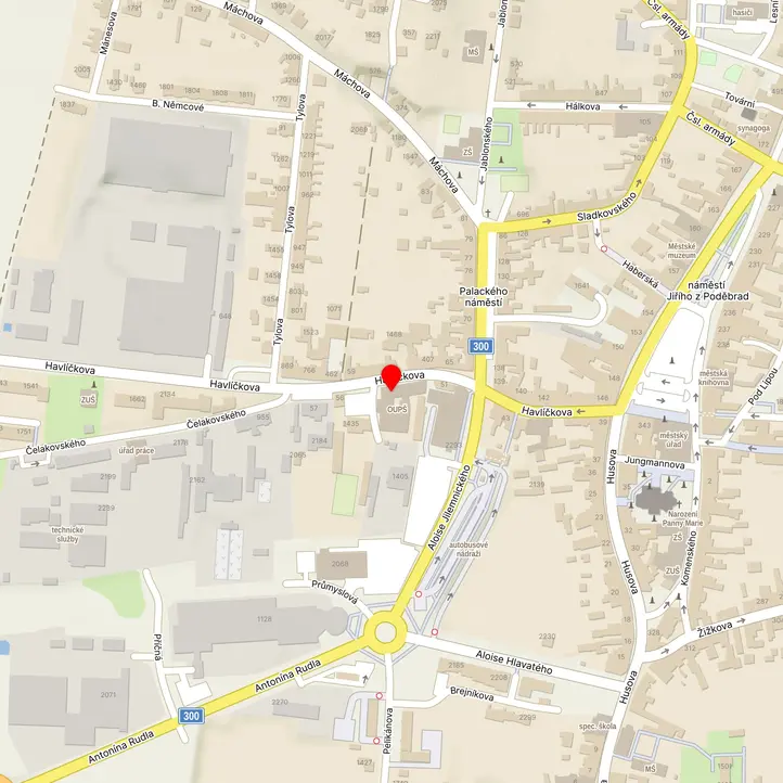 Mapa školy z Mapy.cz