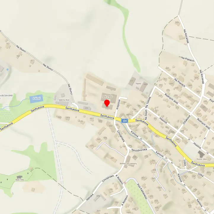 Mapa školy z Mapy.cz