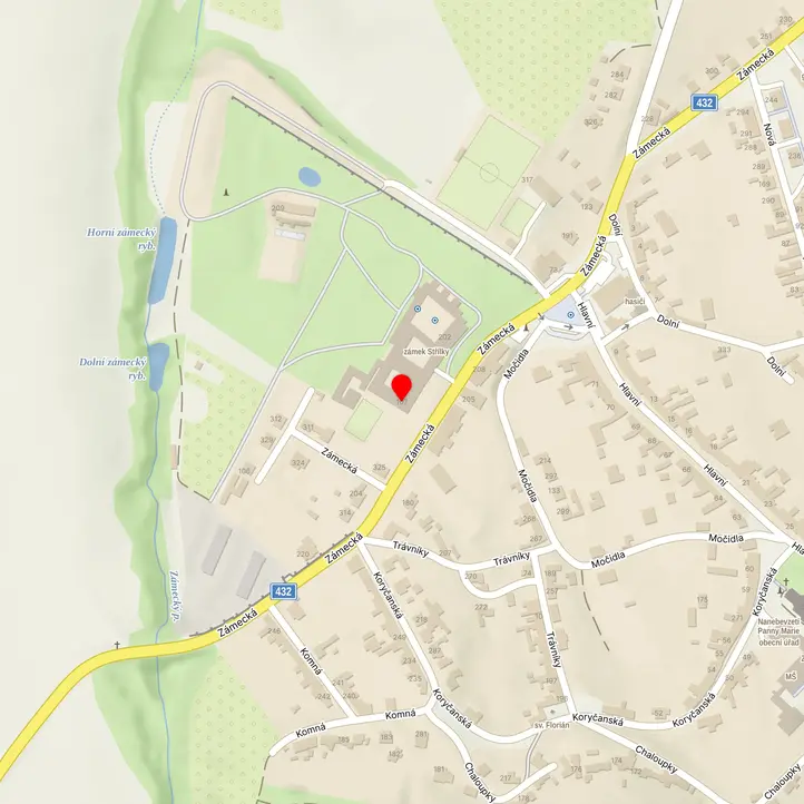 Mapa školy z Mapy.cz