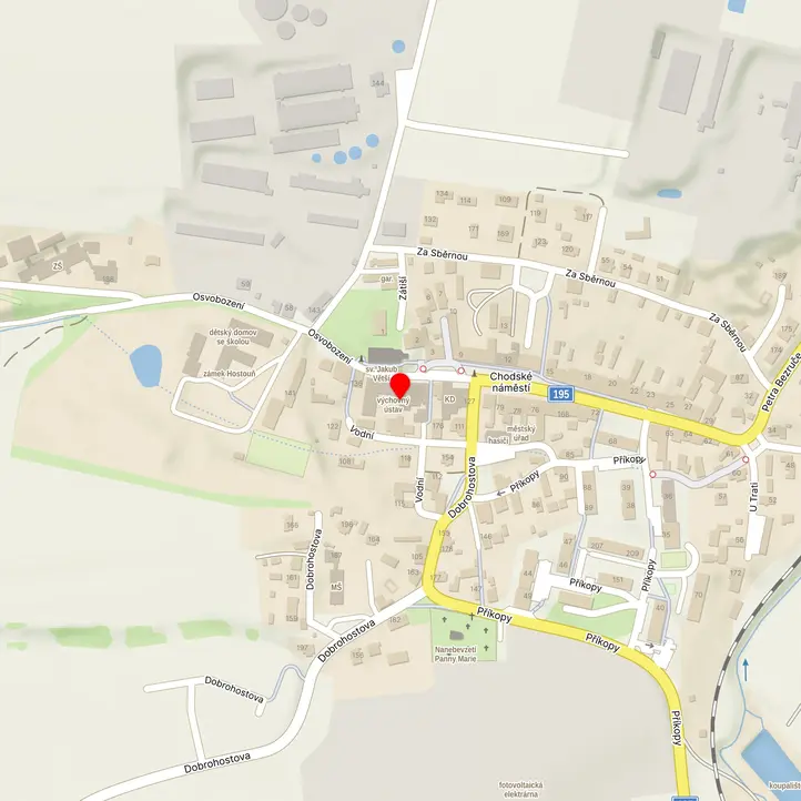 Mapa školy z Mapy.cz