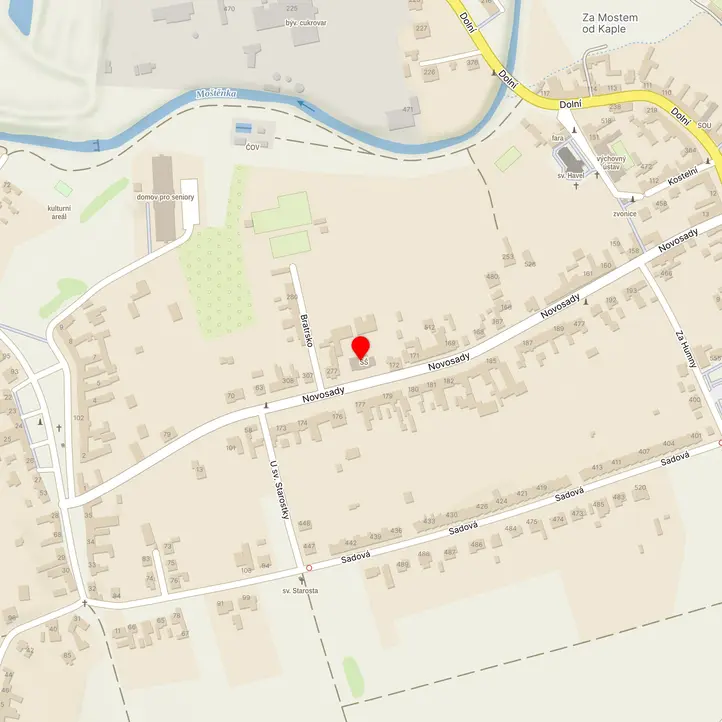 Mapa školy z Mapy.cz