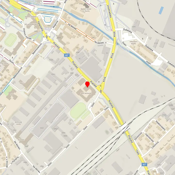 Mapa školy z Mapy.cz