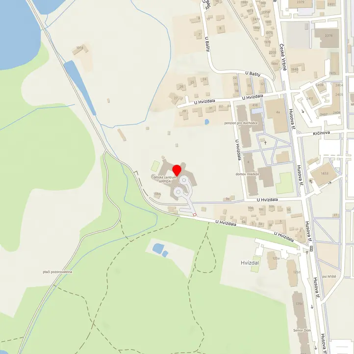 Mapa školy z Mapy.cz