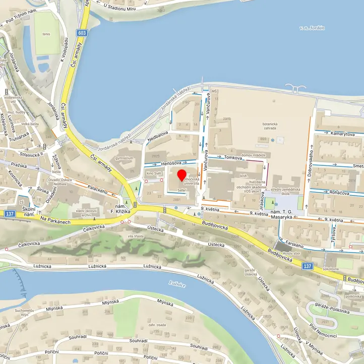 Mapa školy z Mapy.cz